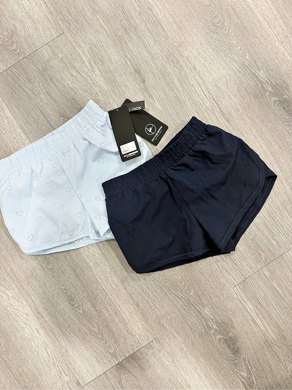 90 degrees Girls' 2-Pack Shorts Size 4T NWT